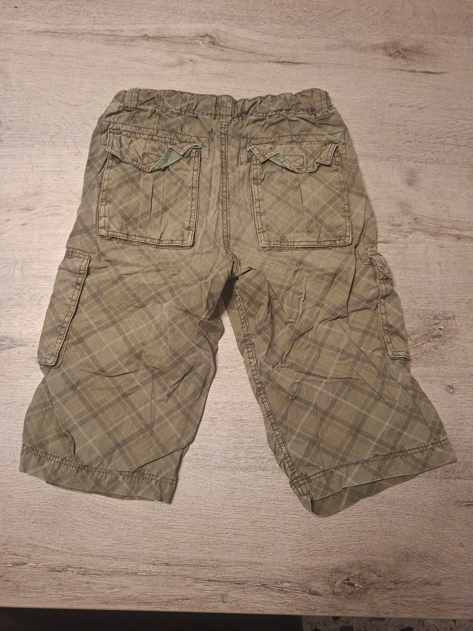 🌷F4-10🌷Calça cargo curta para menino TISSAIA – Tamanho 8 anos – Cor camelo/laranja – Robusta e na moda🌷 – photo 4